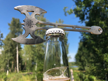 Load image into Gallery viewer, An exklusive miniaxe that you can use as a beer opener or a pendant.